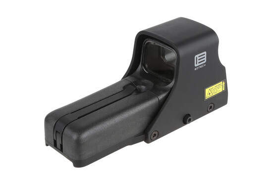 The EOTech 512-0 Holographic ar-15 Weapon Sight has an extremely long battery life and uses 2 AA batteries